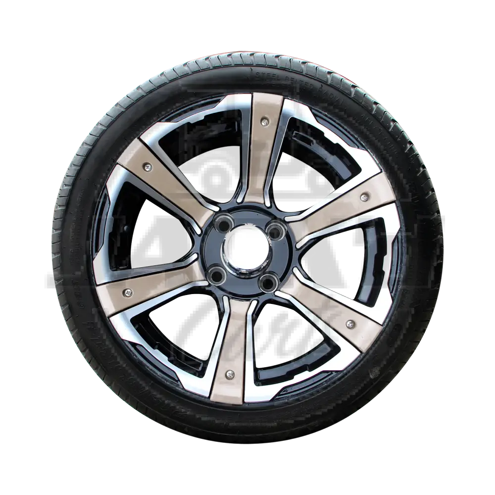 14’’ Radial Tire Assembly with Decoration GOLD OEM Parts