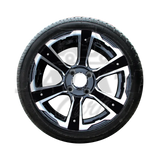 14’’ Radial Tire Assembly with Decoration BLACK SAPPHIRE OEM Parts