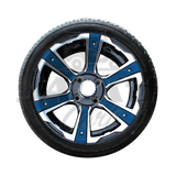 14’’ Radial Tire Assembly with Decoration MEDITERRANEAN BLUE OEM Parts