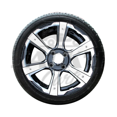14’’ Radial Tire Assembly with Decoration MINERAL WHITE (WHITE PEARL) OEM Parts