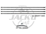 4pc Million Color LED 6 Seater Golf Cart Canopy Add-On Lighting Kit Accessories
