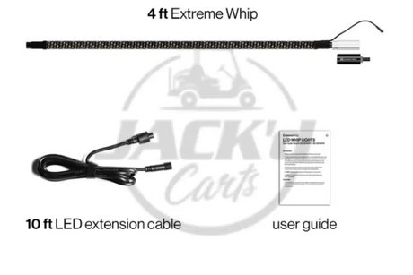 EcoXGear Golf Cart Whip - 4 Feet - NO Controller