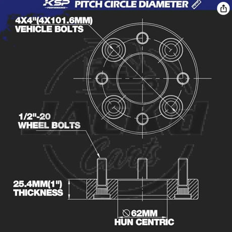 Golf Cart Wheel Spacers Adapters 1 Inch Accessories