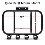 MODZ® Golf Cart Brush Guard Cooler Rack