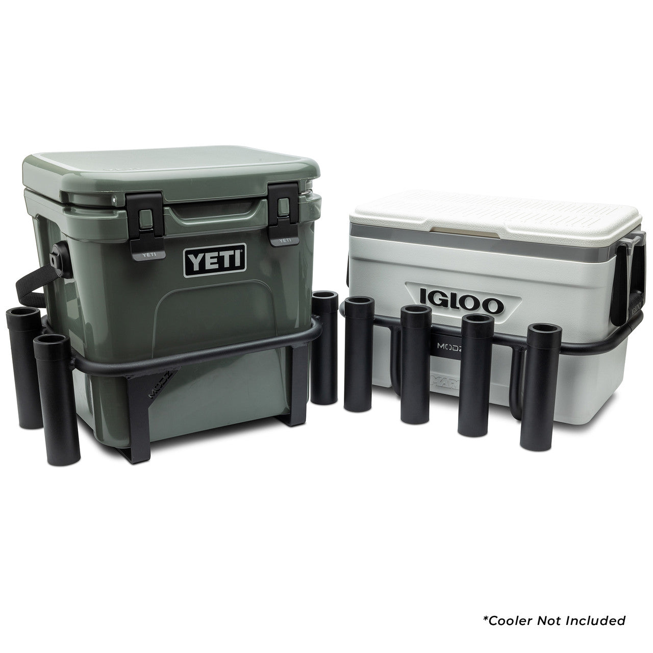 MODZ® Golf Cart Brush Guard Cooler Rack