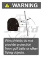 Windshield Warning Decal OEM Parts